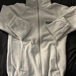 Columbia Light Gray Fleece Jacket
